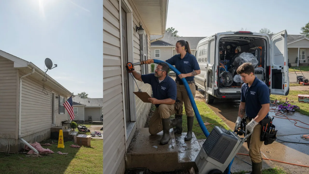 Ceiling Water Damage Restoration in Clarington, PA near me